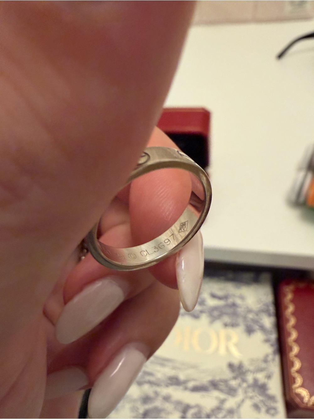 Authentic Cartier Love Ring 48 - Picture 4 of 5